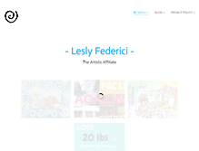 Tablet Screenshot of leslynotes.com